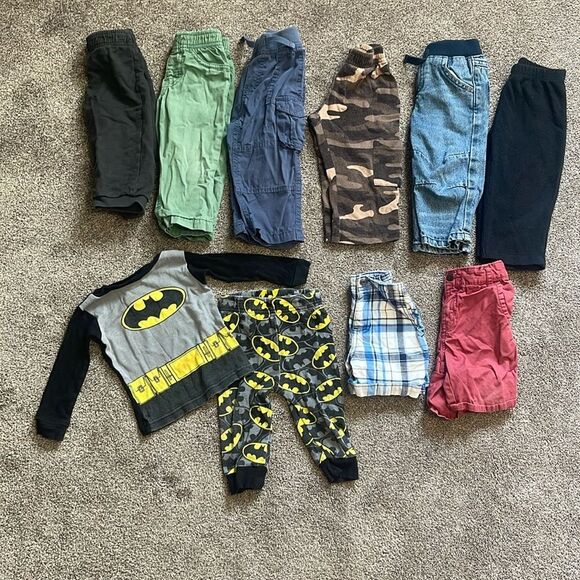 Boys 12 month Carter’s, Cherokee, Oshkosh Kids, and Marvel 10 piece bundle - Picture 1 of 13